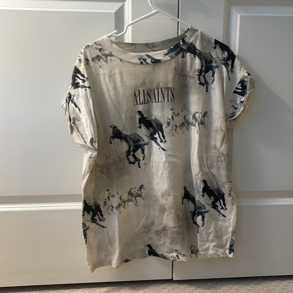 AllSaints horse tshirt